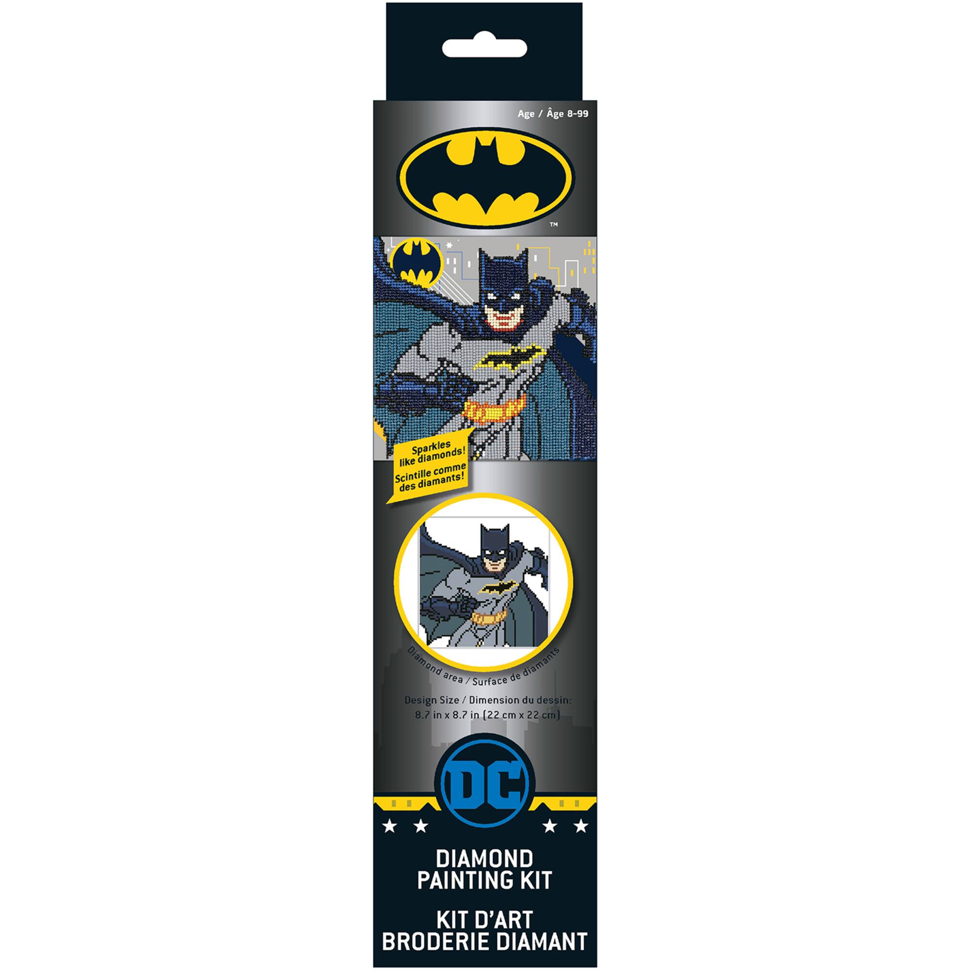 Camelot Dotz Young DC Batman Diamond Painting Kit